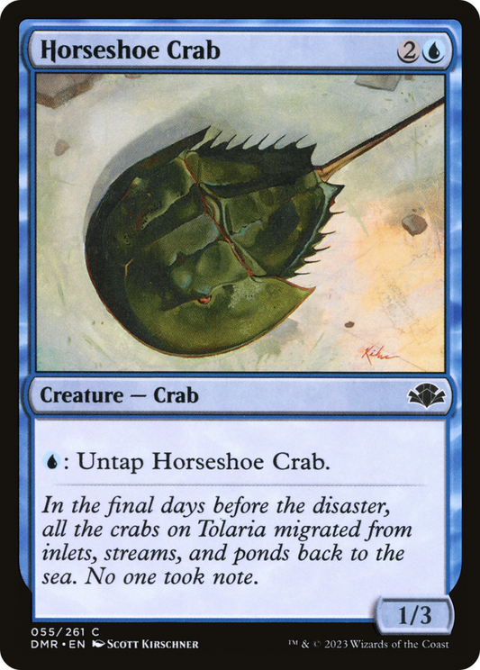 Horseshoe Crab (DMR-055) - [Dominaria Remastered] Foil