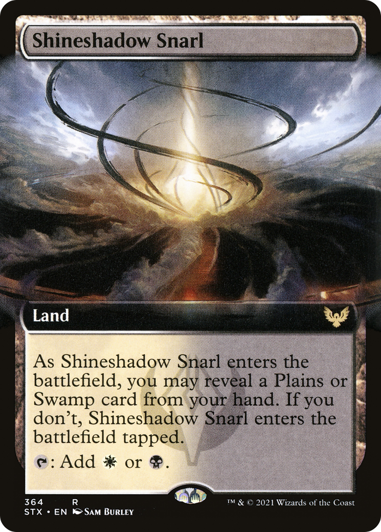 Shineshadow Snarl (Extended Art) (STX-364) - [Strixhaven: School of Mages]: (Extended Art)