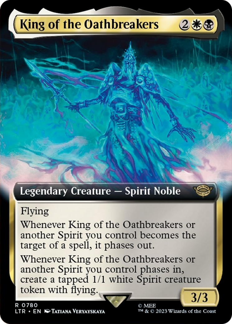 King of the Oathbreakers (LTR-780) - [The Lord of the Rings: Tales of Middle-earth]: (Extended Art) Foil