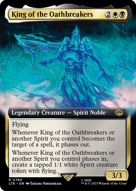 King of the Oathbreakers (LTR-780) - [The Lord of the Rings: Tales of Middle-earth]: (Extended Art) Foil