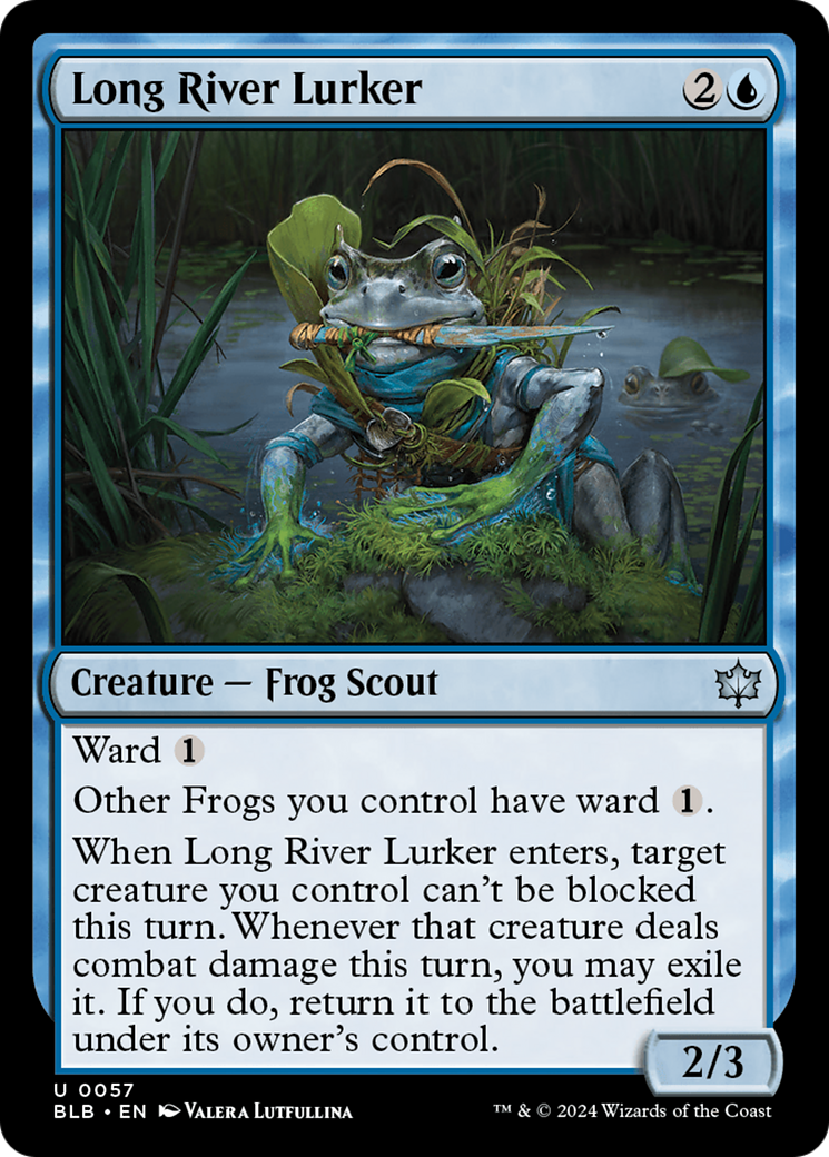 Long River Lurker (BLB-057) - [Bloomburrow] Foil