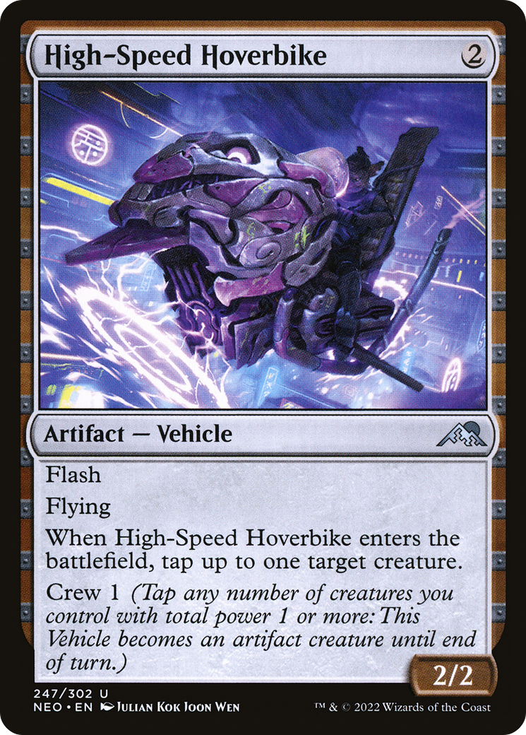 High-Speed Hoverbike (NEO-247) - [Kamigawa: Neon Dynasty] Foil
