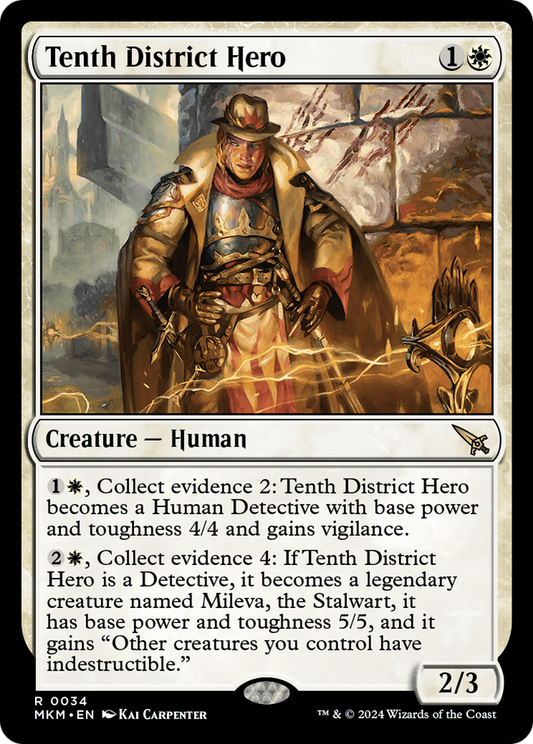 Tenth District Hero (MKM-034) - [Murders at Karlov Manor] Foil
