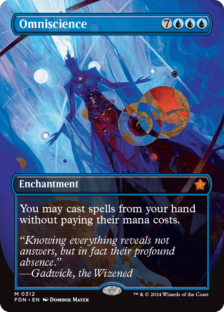 Omniscience (FDN-312) - [Foundations] (Borderless) Foil