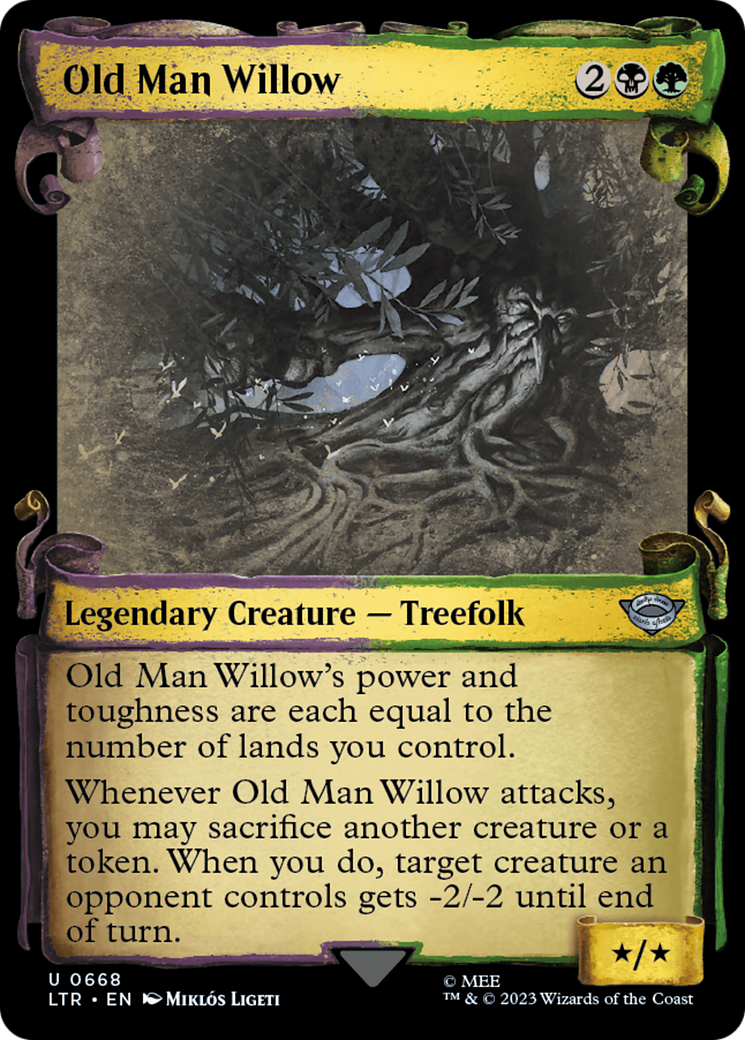 Old Man Willow (LTR-668) - [The Lord of the Rings: Tales of Middle-earth]: (Showcase) Foil