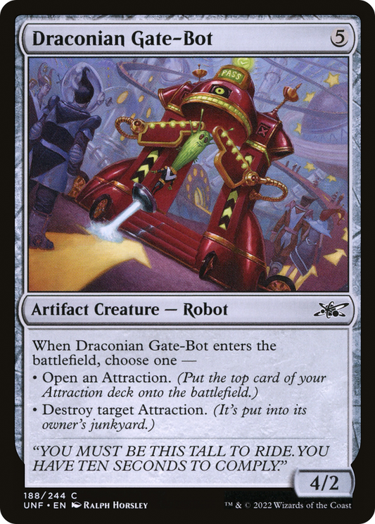 Draconian Gate-Bot (UNF-188) - [Unfinity] Foil