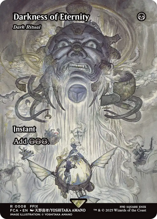 Dark Ritual (FCA-008) - [FINAL FANTASY: Through the Ages] / Darkness of Eternity (Borderless) Foil