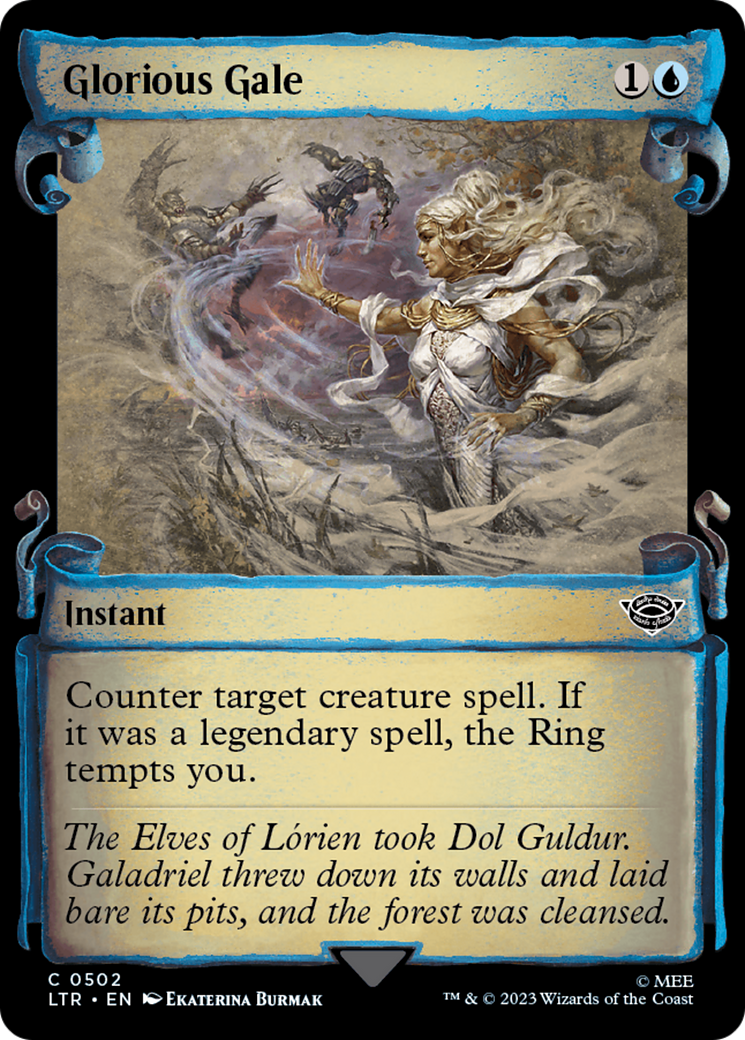 Glorious Gale (LTR-502) - [The Lord of the Rings: Tales of Middle-earth]: (Showcase) Foil