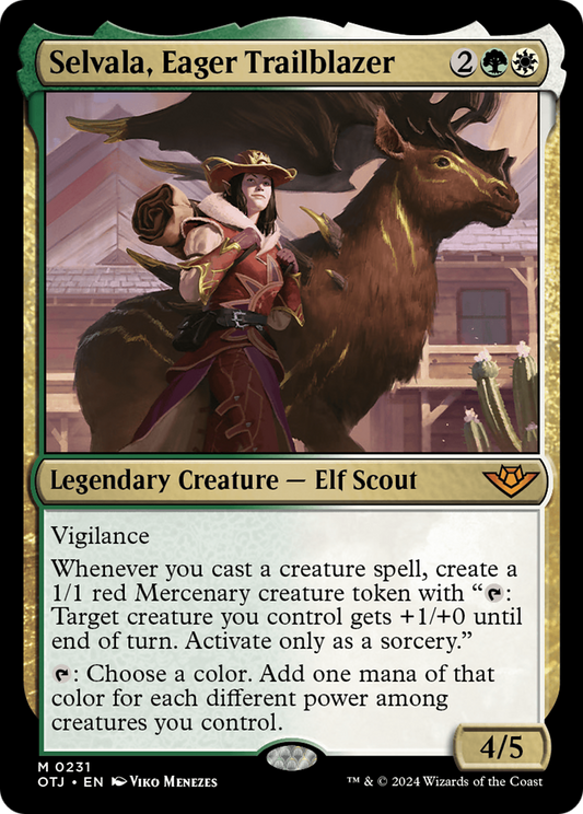 Selvala, Eager Trailblazer (OTJ-231) - [Hors-la-loi de Thunder Junction] Foil