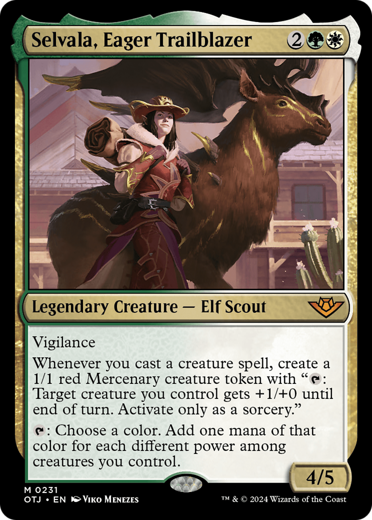 Selvala, Eager Trailblazer (OTJ-231) - [Outlaws of Thunder Junction]