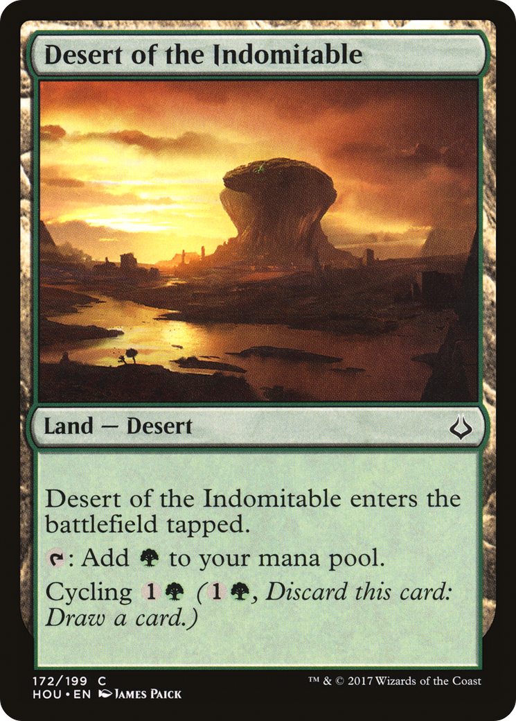Desert of the Indomitable (HOU-172) - [Hour of Devastation]