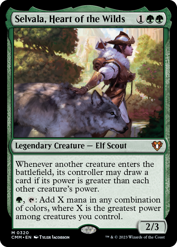 Selvala, Heart of the Wilds (CMM-320) - [Commander Masters] Foil