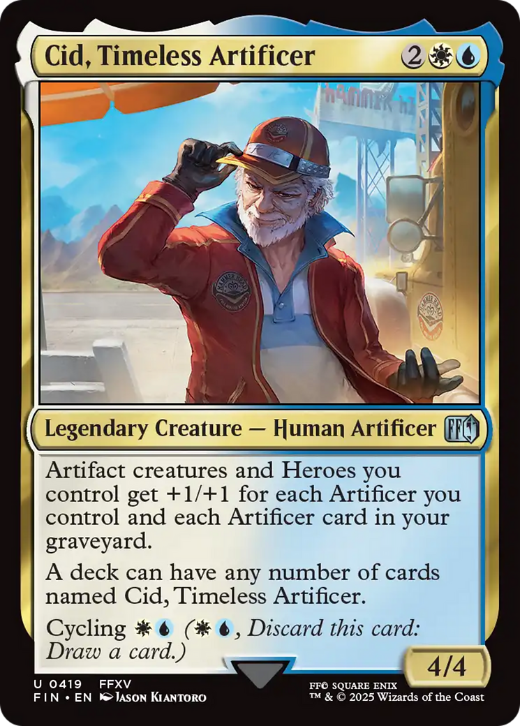 Cid, Timeless Artificer (0419) (FIN-419) - [FINAL FANTASY]