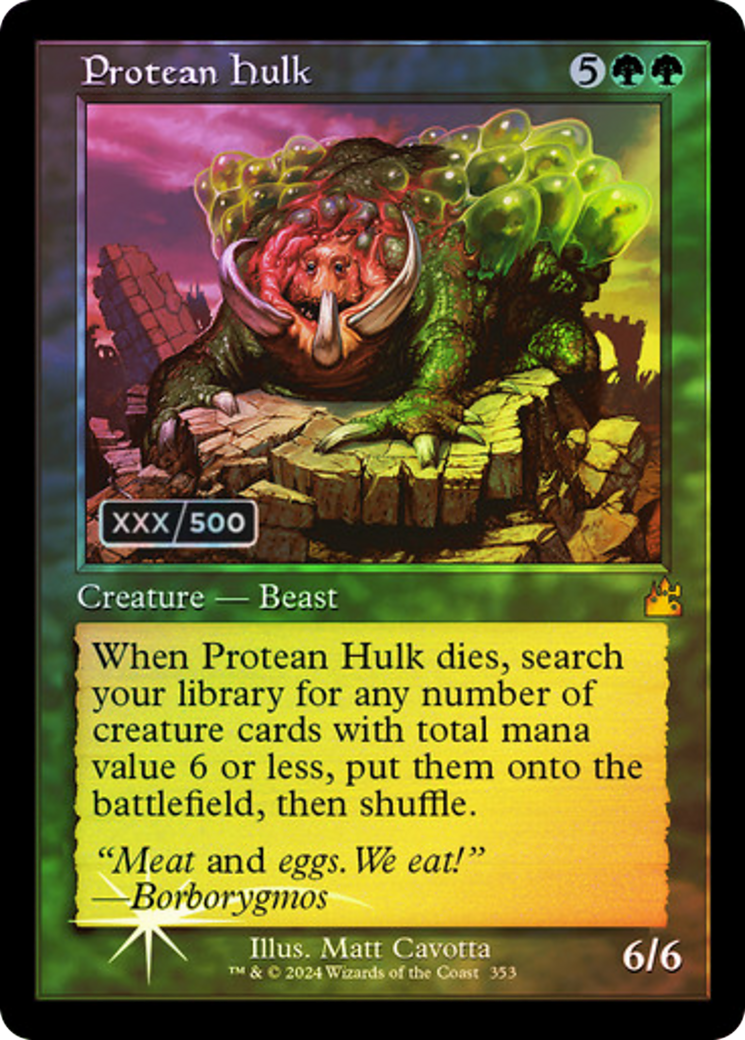 Protean Hulk (RVR-353Z) - [Ravnica Remastered] Foil