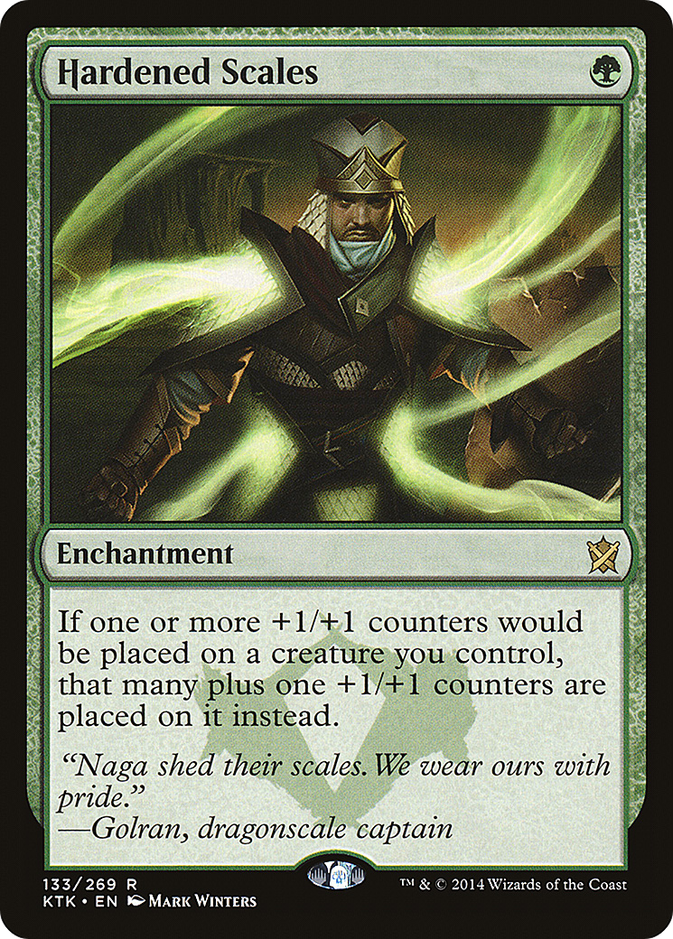 Hardened Scales (KTK-133) - [Khans of Tarkir] Foil