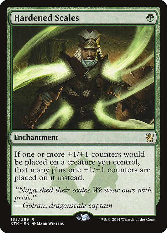 Hardened Scales (KTK-133) - [Khans of Tarkir] Foil
