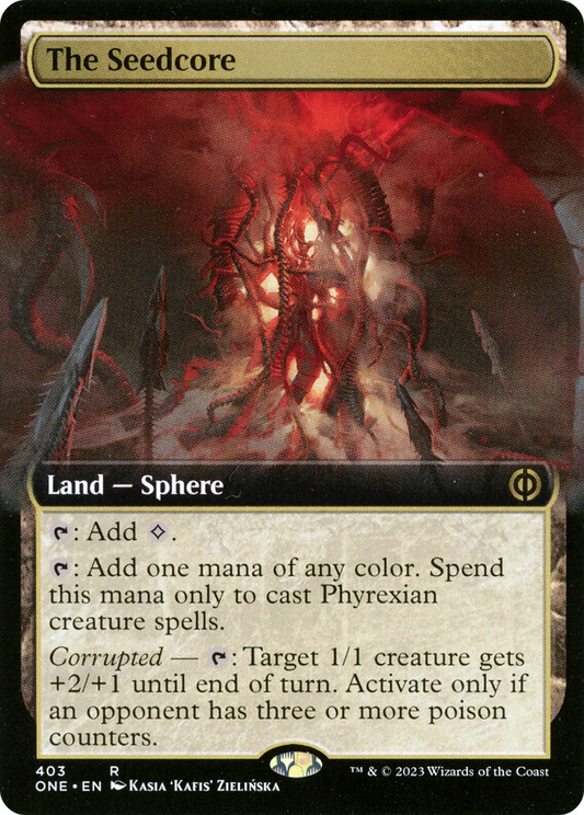 The Seedcore (ONE-403) - [Phyrexia: All Will Be One]: (Extended Art)