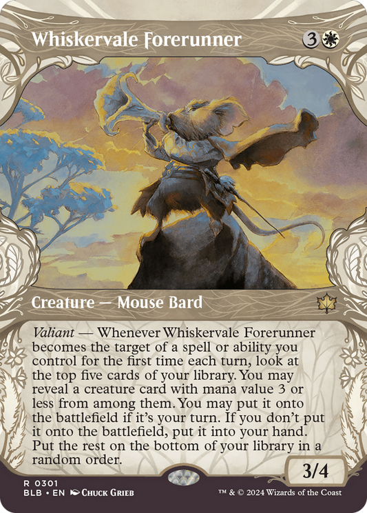 Whiskervale Forerunner (BLB-301) - [Bloomburrow]: (Showcase)