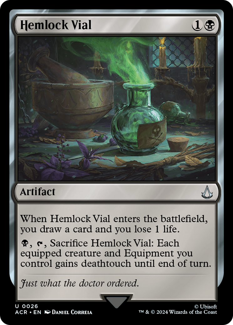 Hemlock Vial (ACR-026) - [Assassin's Creed]