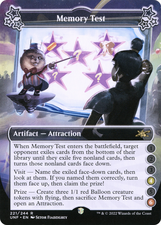 Memory Test (UNF-221A) - [Unfinity] Foil