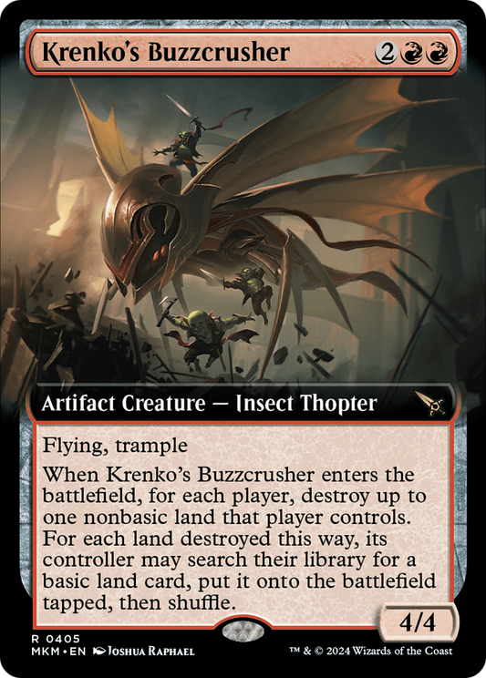 Krenko's Buzzcrusher (MKM-405) - [Murders at Karlov Manor]: (Extended Art)