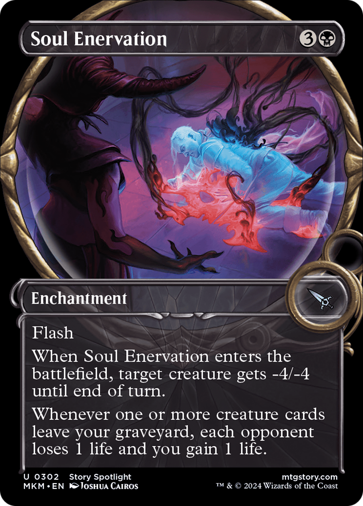 Soul Enervation (MKM-302) - [Murders at Karlov Manor]: (Showcase)