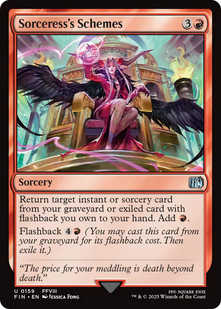 Sorceress's Schemes (FIN-159) - [FINAL FANTASY] Foil