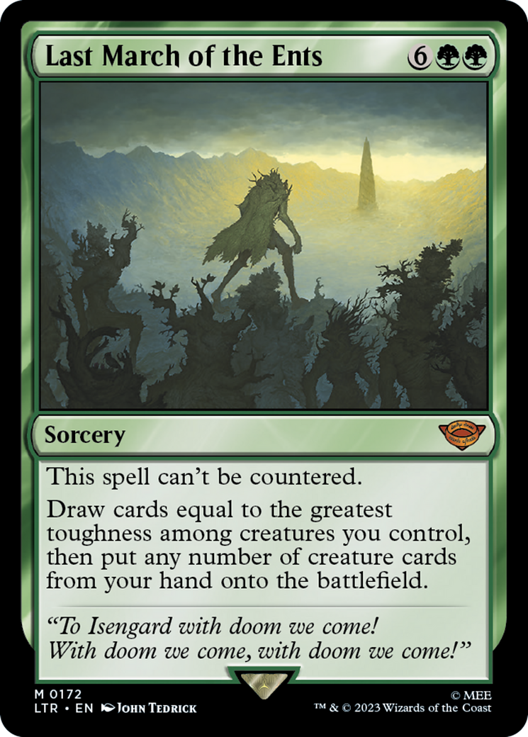 Last March of the Ents (LTR-172) - [The Lord of the Rings: Tales of Middle-earth]