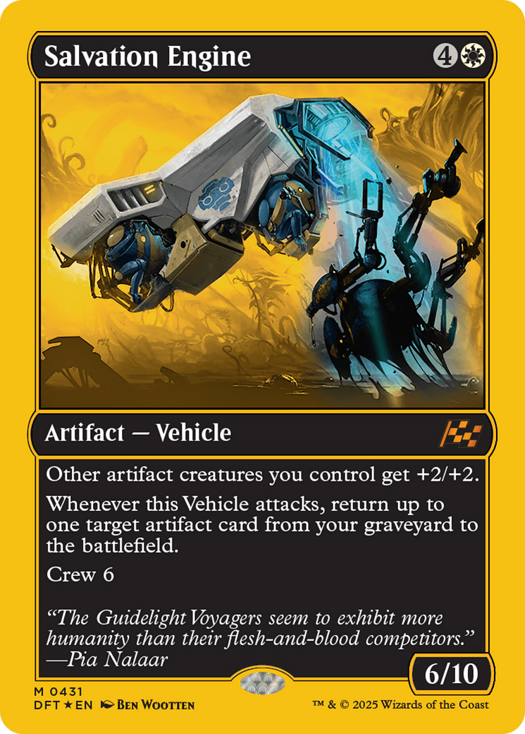 Salvation Engine (DFT-431) - [Aetherdrift] Foil