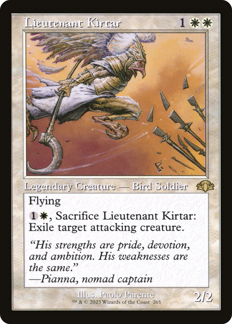 Lieutenant Kirtar (DMR-265) - [Dominaria Remastered] Foil