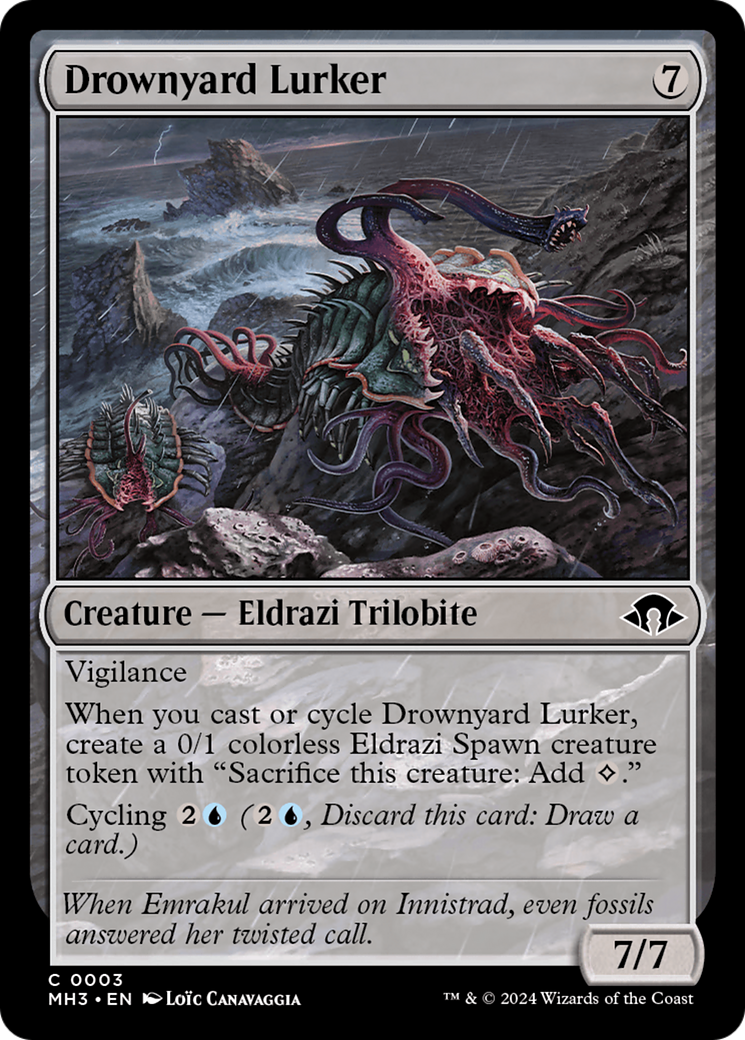 Drownyard Lurker (MH3-003) - [Modern Horizons 3] Feuille 