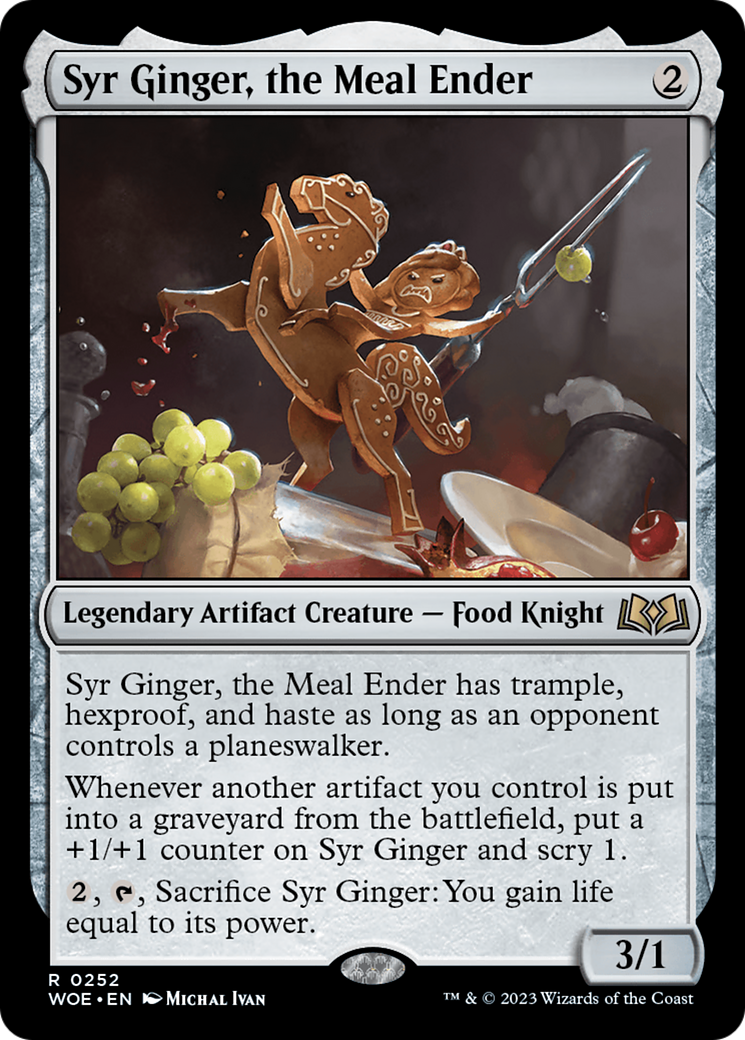 Syr Ginger, the Meal Ender (WOE-252) - [Wilds of Eldraine] Foil