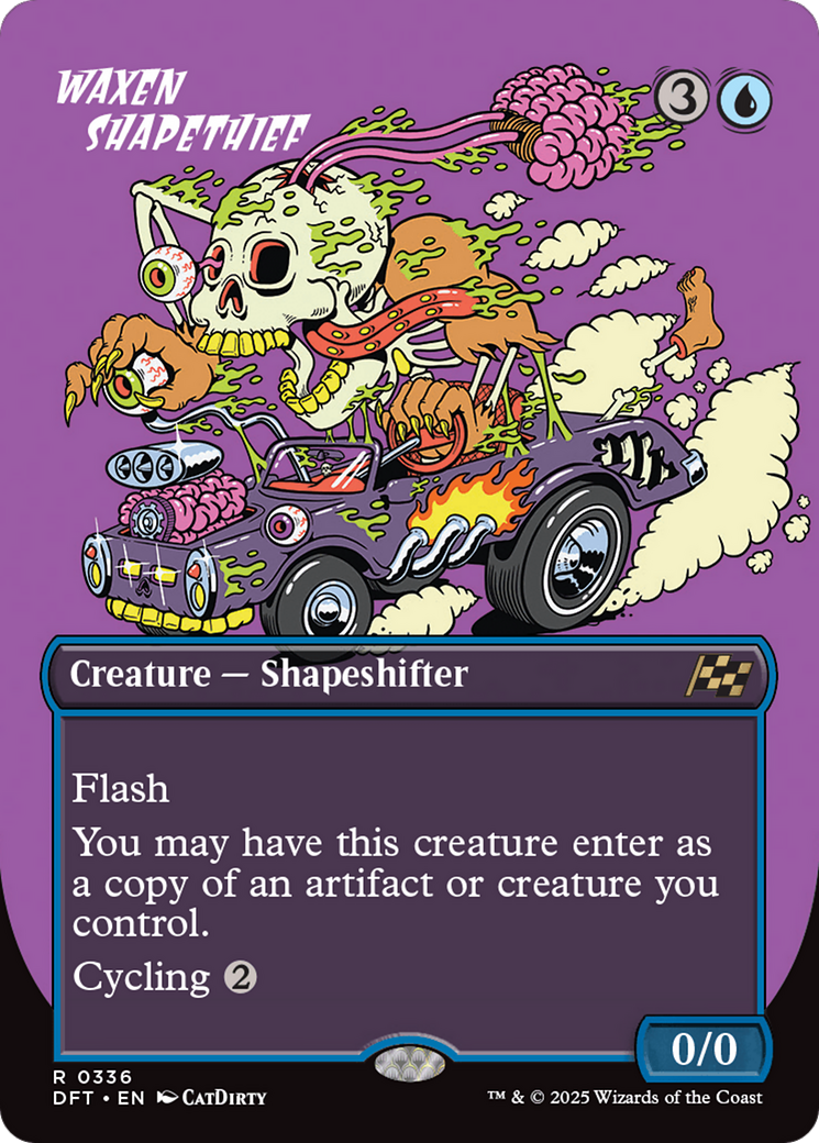 Waxen Shapethief (Borderless) (DFT-336) - [Aetherdrift]