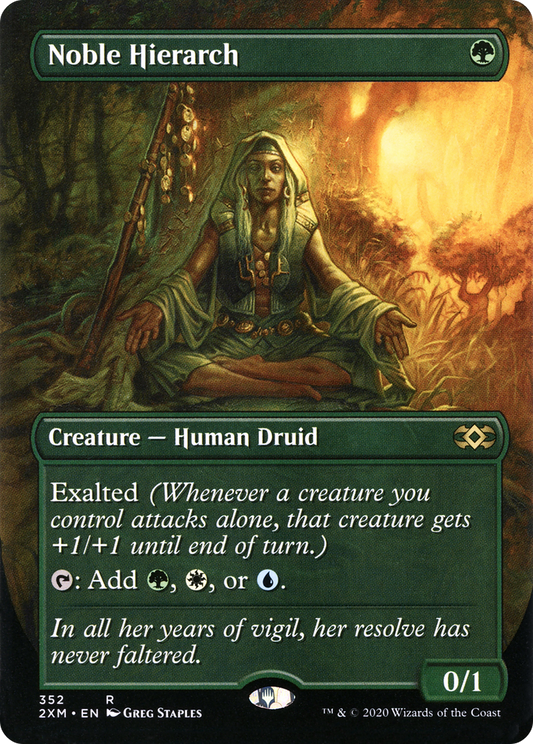 Noble Hierarch (2XM-352) - [Double Masters] (Borderless) Foil