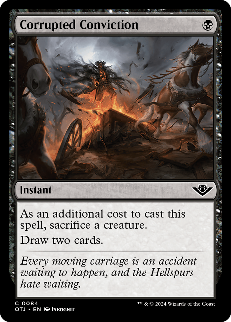 Condamnation corrompue (OTJ-084) - [Hors-la-loi de Thunder Junction] Foil 