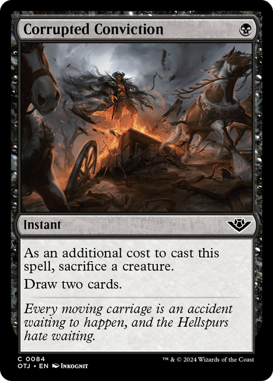 Condamnation corrompue (OTJ-084) - [Hors-la-loi de Thunder Junction] Foil 