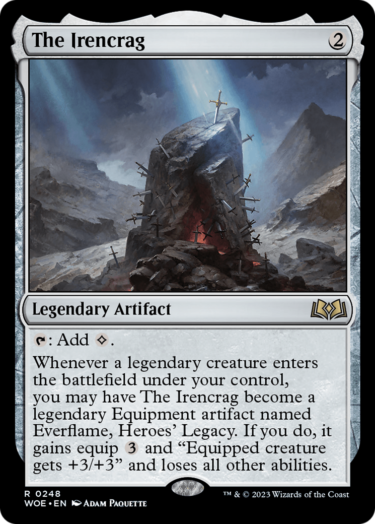 The Irencrag (WOE-248) - [Wilds of Eldraine] Foil