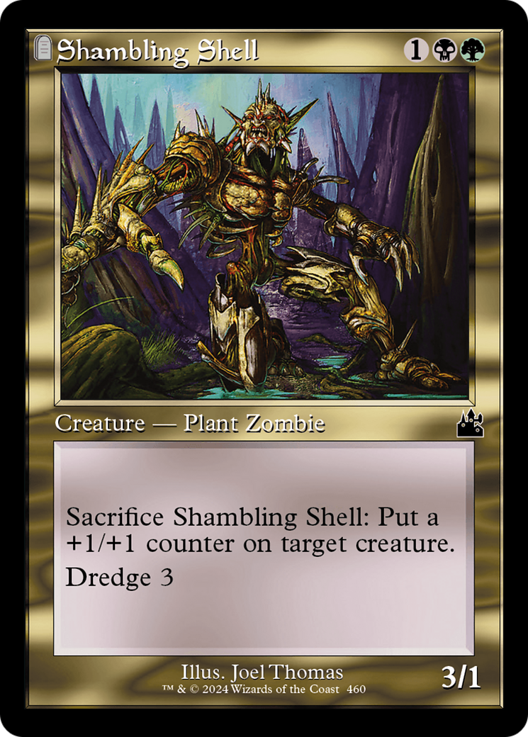 Shambling Shell (RVR-460) - [Ravnica Remastered]: (tombstone)