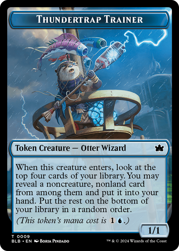Entraîneur Thundertrap (TBLB-009) - [Jetons Bloomburrow] Foil 