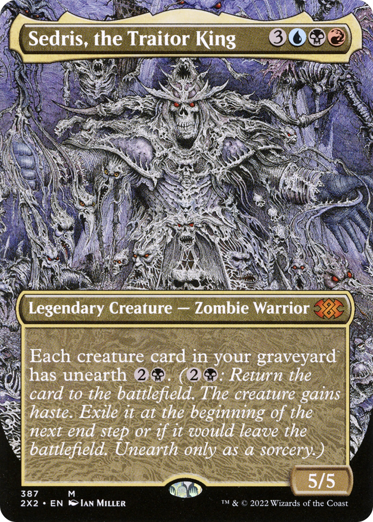 Sedris, the Traitor King (2X2-387) - [Double Masters 2022] (Borderless) Foil