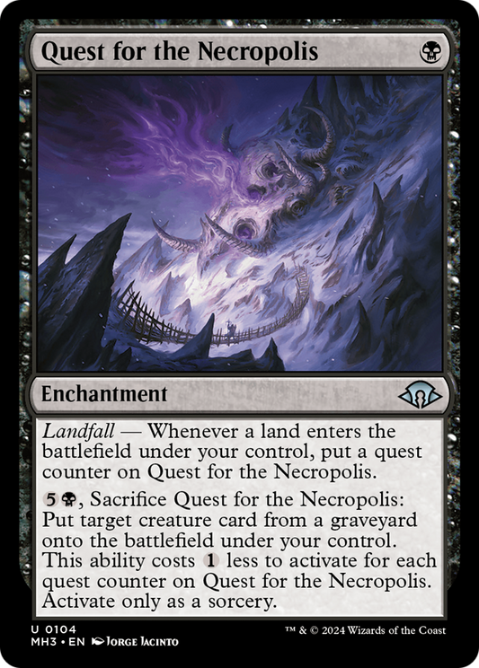 Quête de la nécropole (MH3-104) - [Modern Horizons 3] Foil