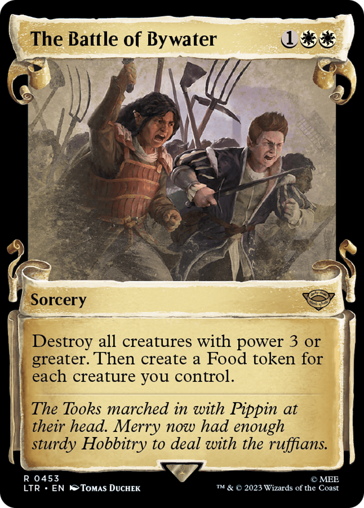 The Battle of Bywater (LTR-453) - [The Lord of the Rings: Tales of Middle-earth]: (Showcase) Foil