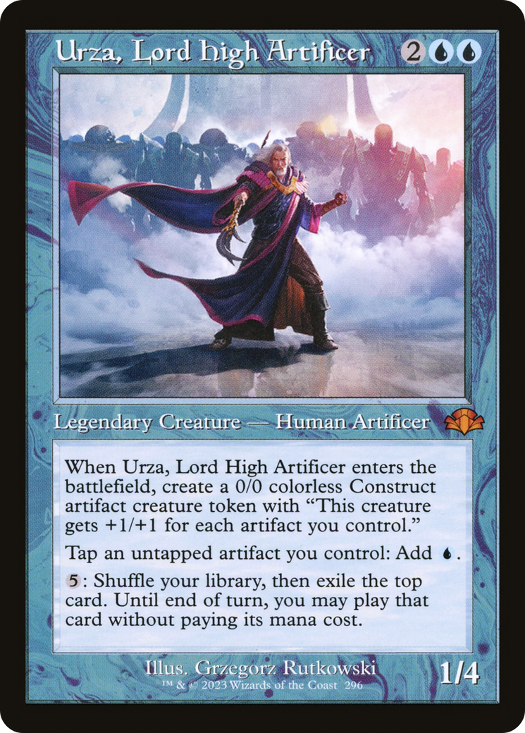Urza, Lord High Artificer (DMR-296) - [Dominaria Remastered] Foil