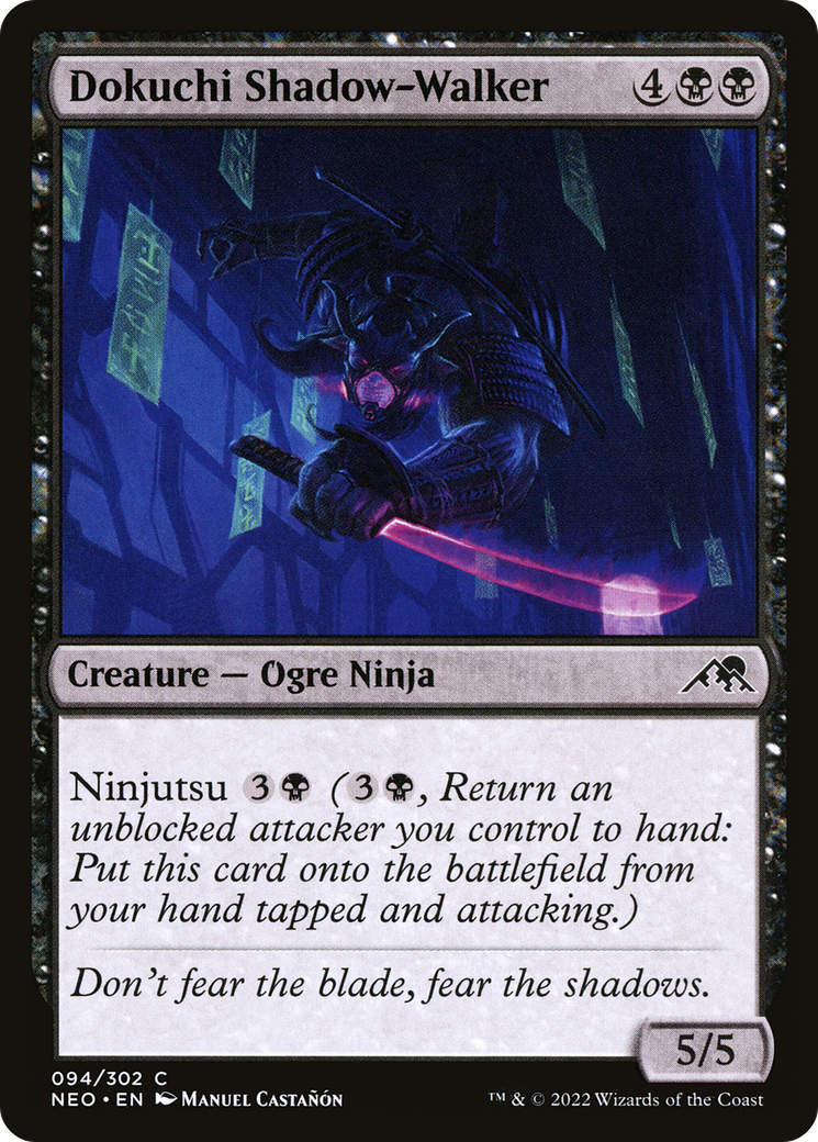 Dokuchi Shadow-Walker (NEO-094) - [Kamigawa: Neon Dynasty]