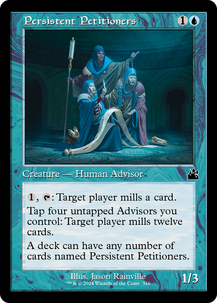 Persistent Petitioners (RVR-316) - [Ravnica Remastered] Foil