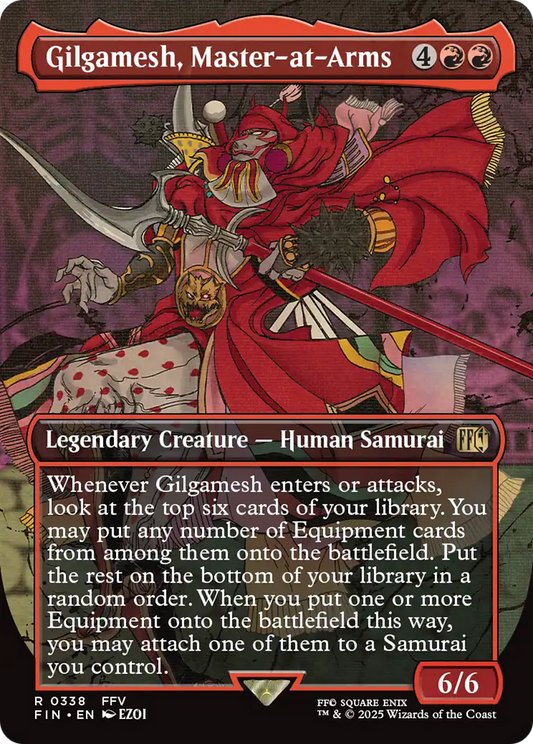 Gilgamesh, Master-at-Arms (FIN-338) - [FINAL FANTASY] (Borderless) Foil