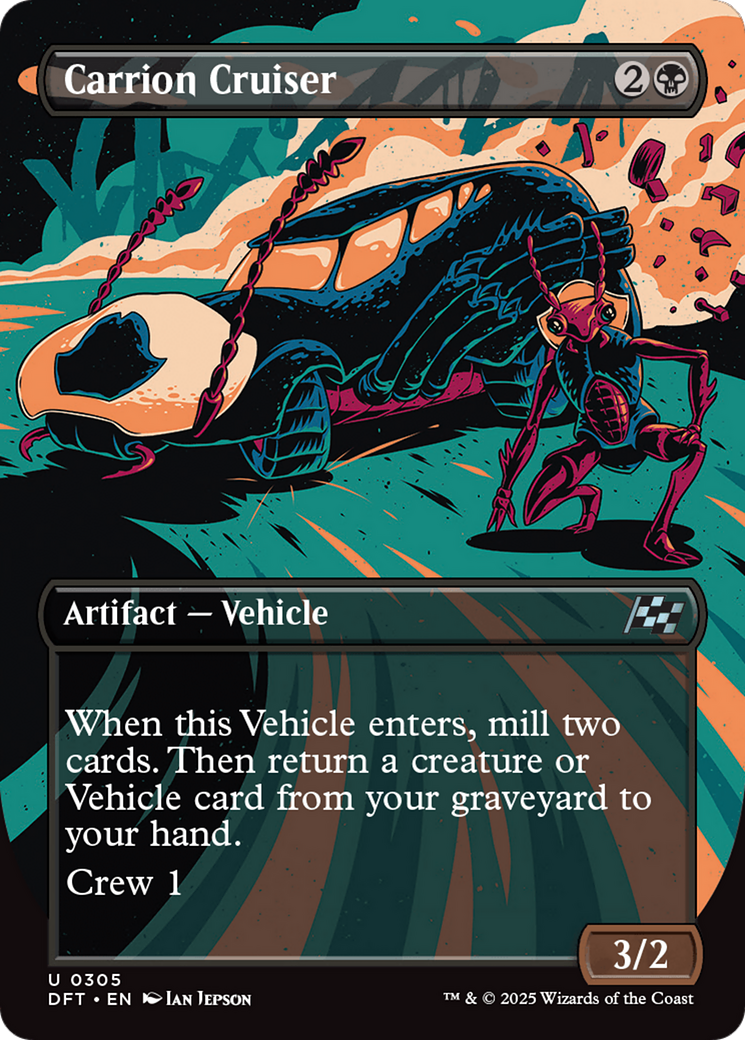 Carrion Cruiser (Borderless) (DFT-305) - [Aetherdrift] Foil