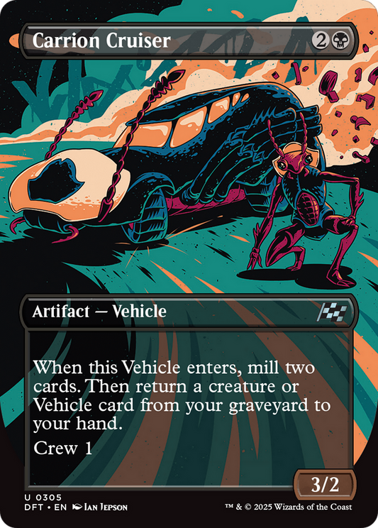 Carrion Cruiser (Borderless) (DFT-305) - [Aetherdrift] Foil
