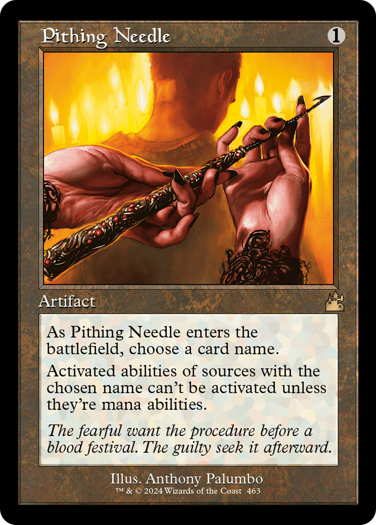 Pithing Needle (RVR-463) - [Ravnica Remastered] Foil