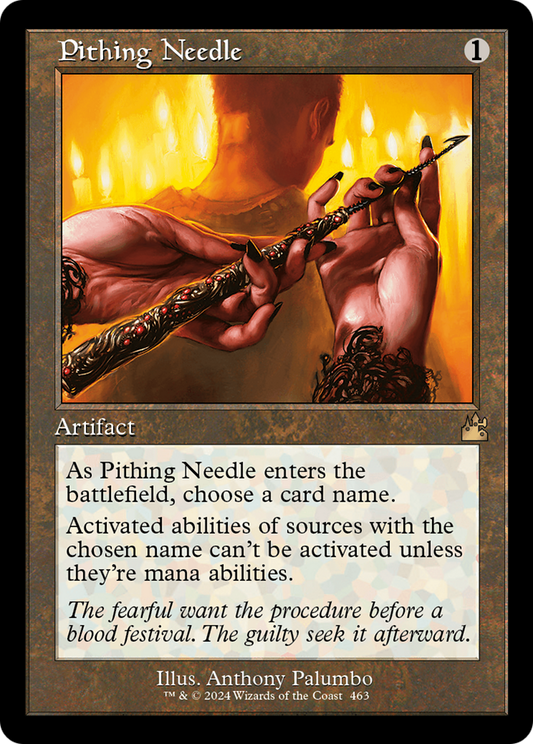 Pithing Needle (RVR-463) - [Ravnica Remastered] Foil